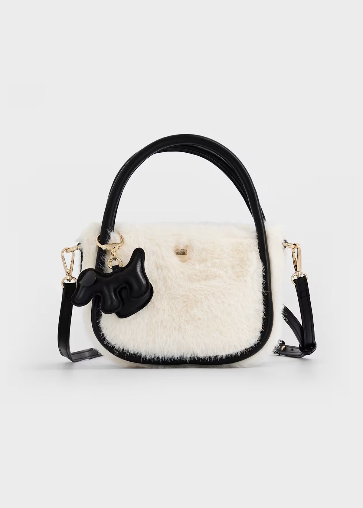 Mayoral Usa Inc Faux Fur Handbag with Charm, 2 Colors Available - Little Miss Muffin Children & Home