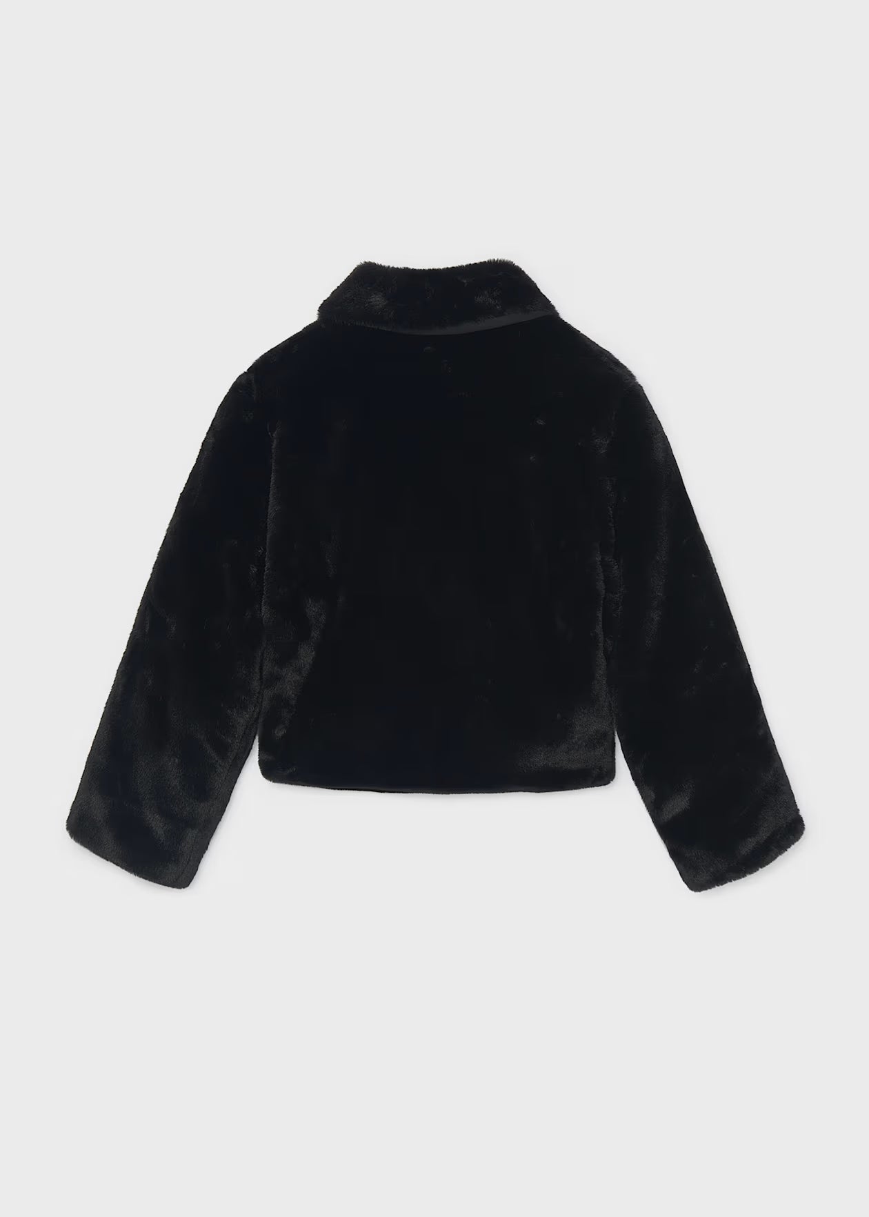 Faux Fur Zip Up Jacket