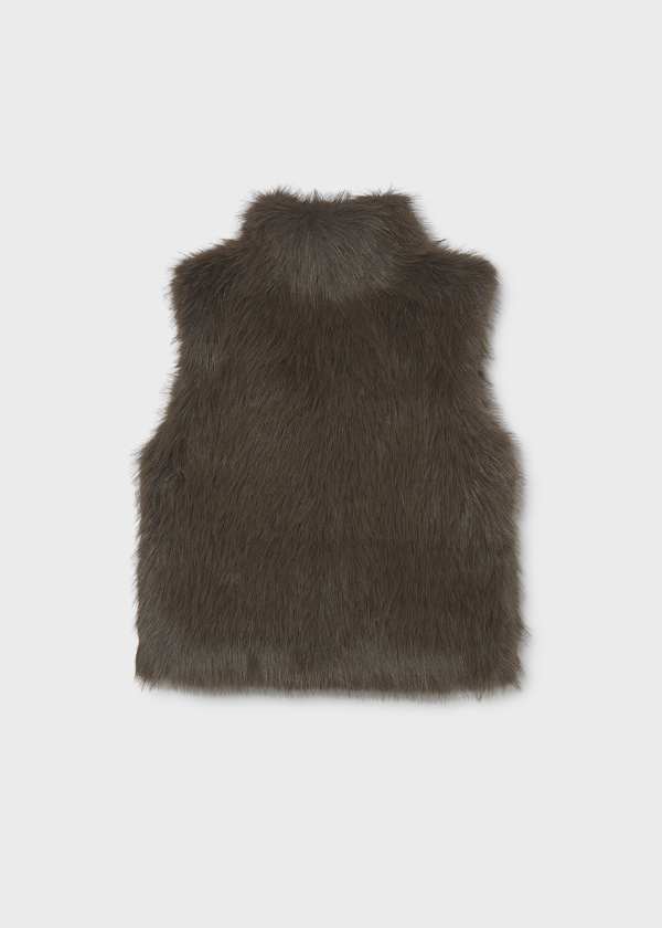 Mayoral Usa Inc Faux Fur Vest, 2 Colors Available - Little Miss Muffin Children & Home