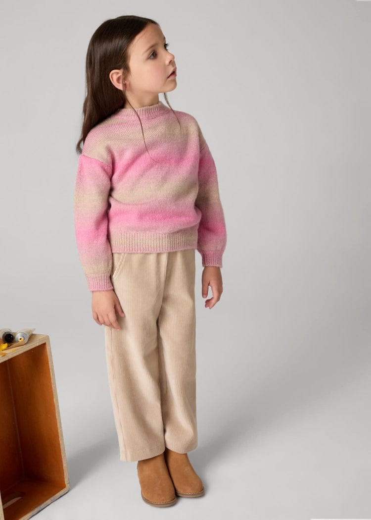 Mayoral Usa Inc Mayoral Gradient Striped Sweater in Camellia - Little Miss Muffin Children & Home