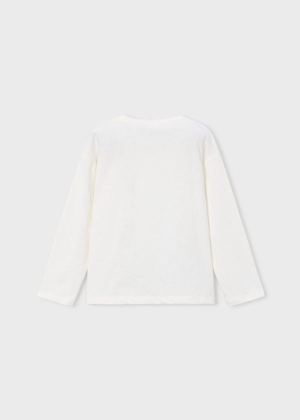 Sequin Graphic Long Sleeve T-Shirt