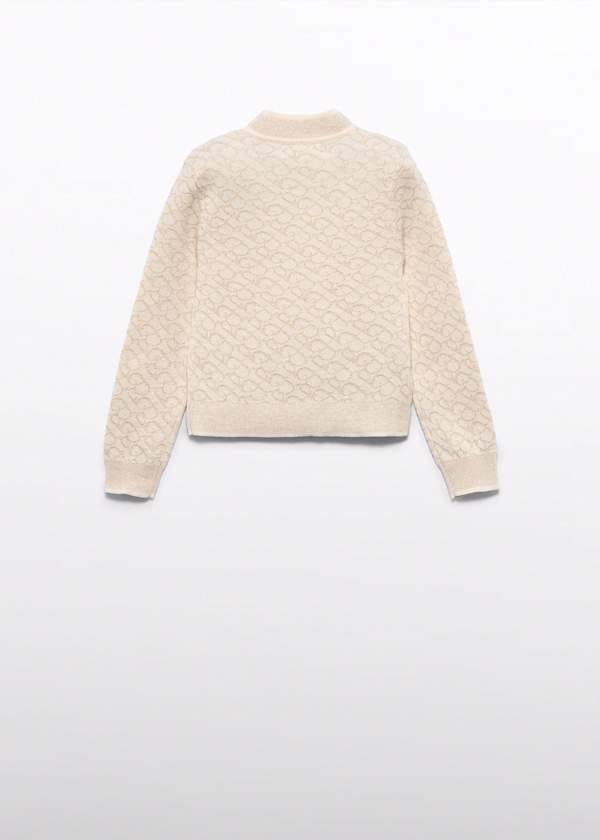 Abel & Lula Knit Mock Neck Sweater with Bow Detail - Little Miss Muffin Children & Home