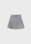 Mayoral Usa Inc Knit Sweater Skirt in Silver - Little Miss Muffin Children & Home
