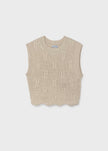 Mayoral Usa Inc Open Back Knit Sweater Vest, 2 Colors Available - Little Miss Muffin Children & Home