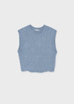 Mayoral Usa Inc Open Back Knit Sweater Vest, 2 Colors Available - Little Miss Muffin Children & Home