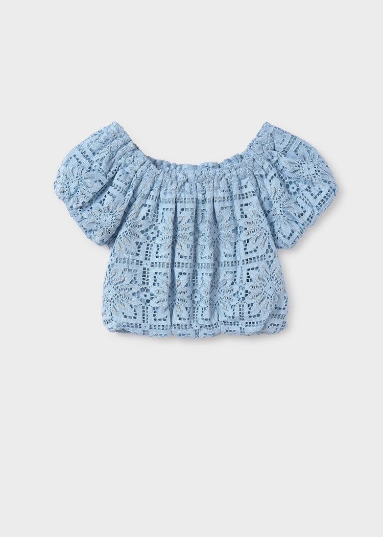 Mayoral Usa Inc Mayoral Lace Top - Little Miss Muffin Children & Home