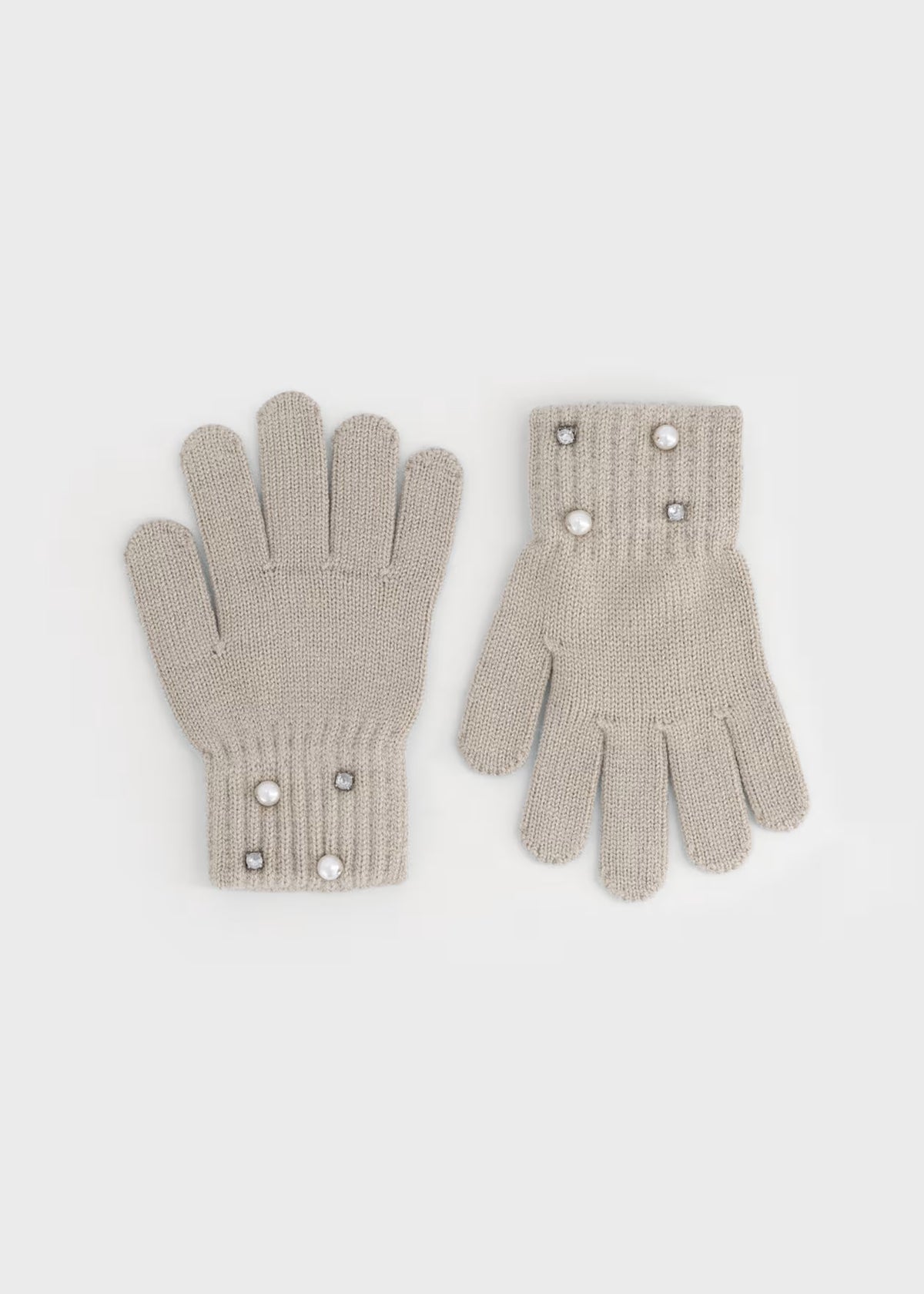 Mayoral Usa Inc Pearl Detail Knit Gloves, 2 Colors Available - Little Miss Muffin Children & Home