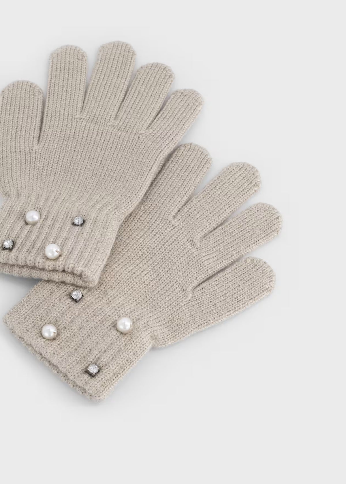 Mayoral Usa Inc Pearl Detail Knit Gloves, 2 Colors Available - Little Miss Muffin Children & Home