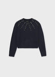 Mayoral Usa Inc Rhinestone Studded Sweater, 2 Colors Available - Little Miss Muffin Children & Home