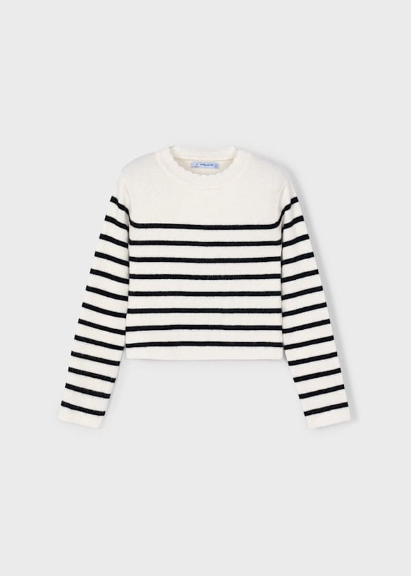 Mayoral Usa Inc Striped Knit Sweater - Little Miss Muffin Children & Home