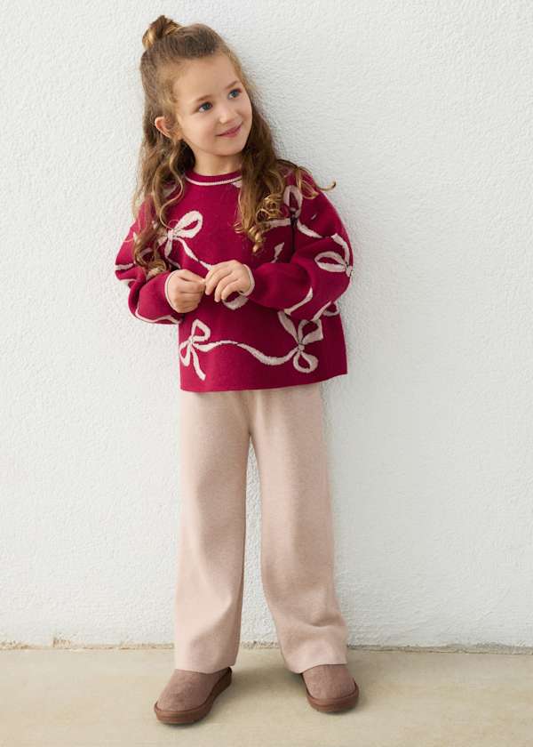 Knit Sweater & Pants Set