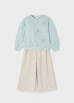 Mayoral Usa Inc Mayoral Sweatshirt and Pleated Pants Set - Little Miss Muffin Children & Home