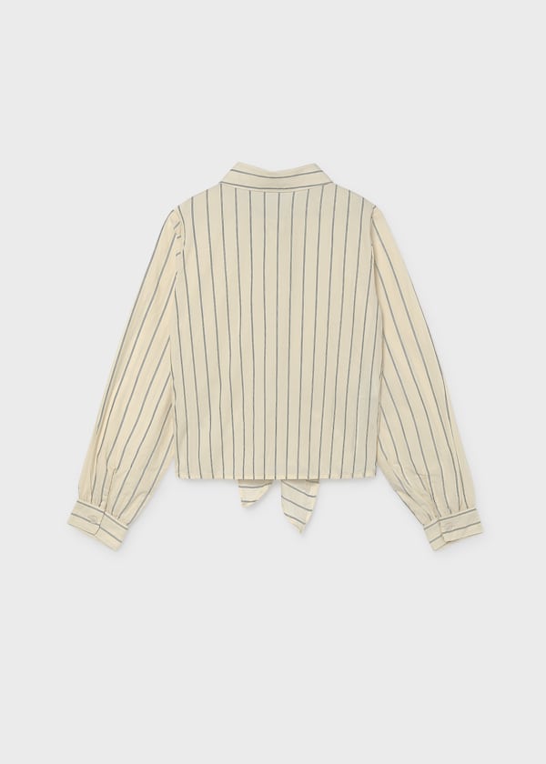 Mayoral Usa Inc Tie-Front Striped Blouse - Little Miss Muffin Children & Home