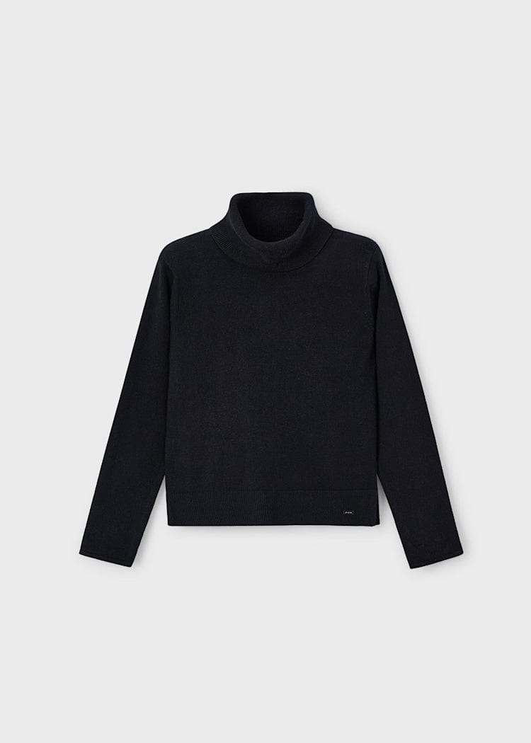 Mayoral Usa Inc Turtleneck Sweater in Black - Little Miss Muffin Children & Home