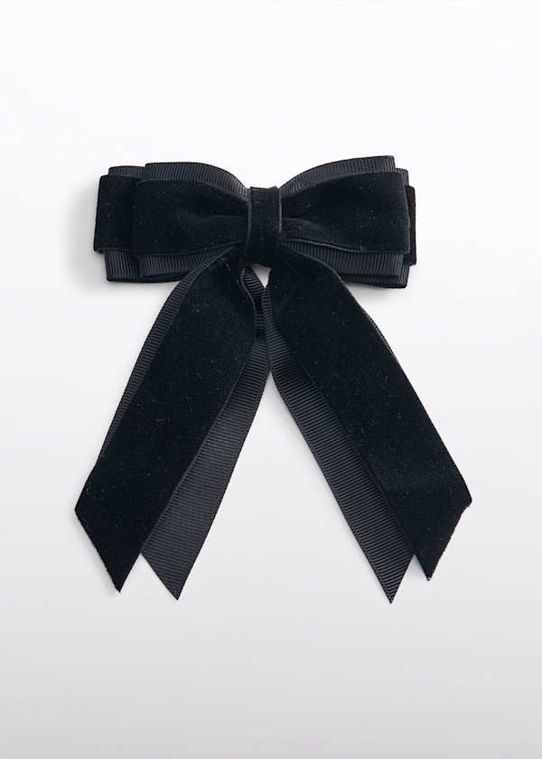 Abel & Lula Velvet Bow Hair Clip, 4 Colors Available - Little Miss Muffin Children & Home