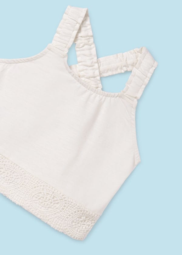 Mayoral Usa Inc Mayoral Crochet Trimmed Short Set - Little Miss Muffin Children & Home
