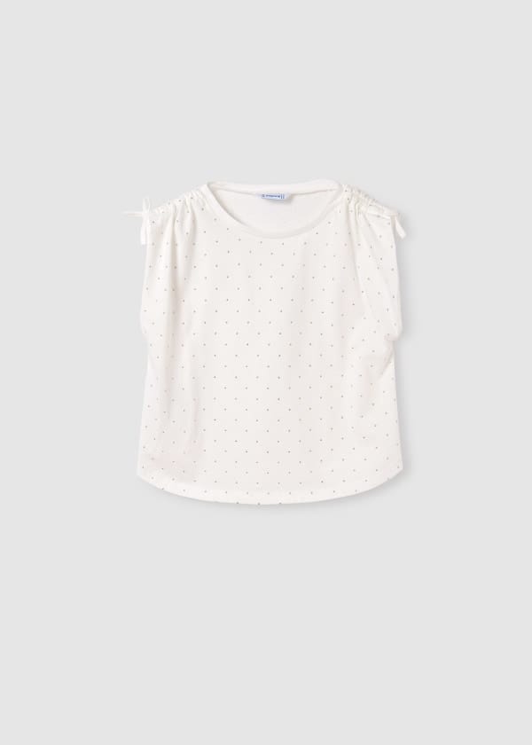 Mayoral Usa Inc Mayoral Tween Girls Sleeveless Polka Dot Top - Little Miss Muffin Children & Home