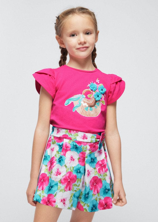 Mayoral Usa Inc Mayoral Printed Sateen Skort - Little Miss Muffin Children & Home