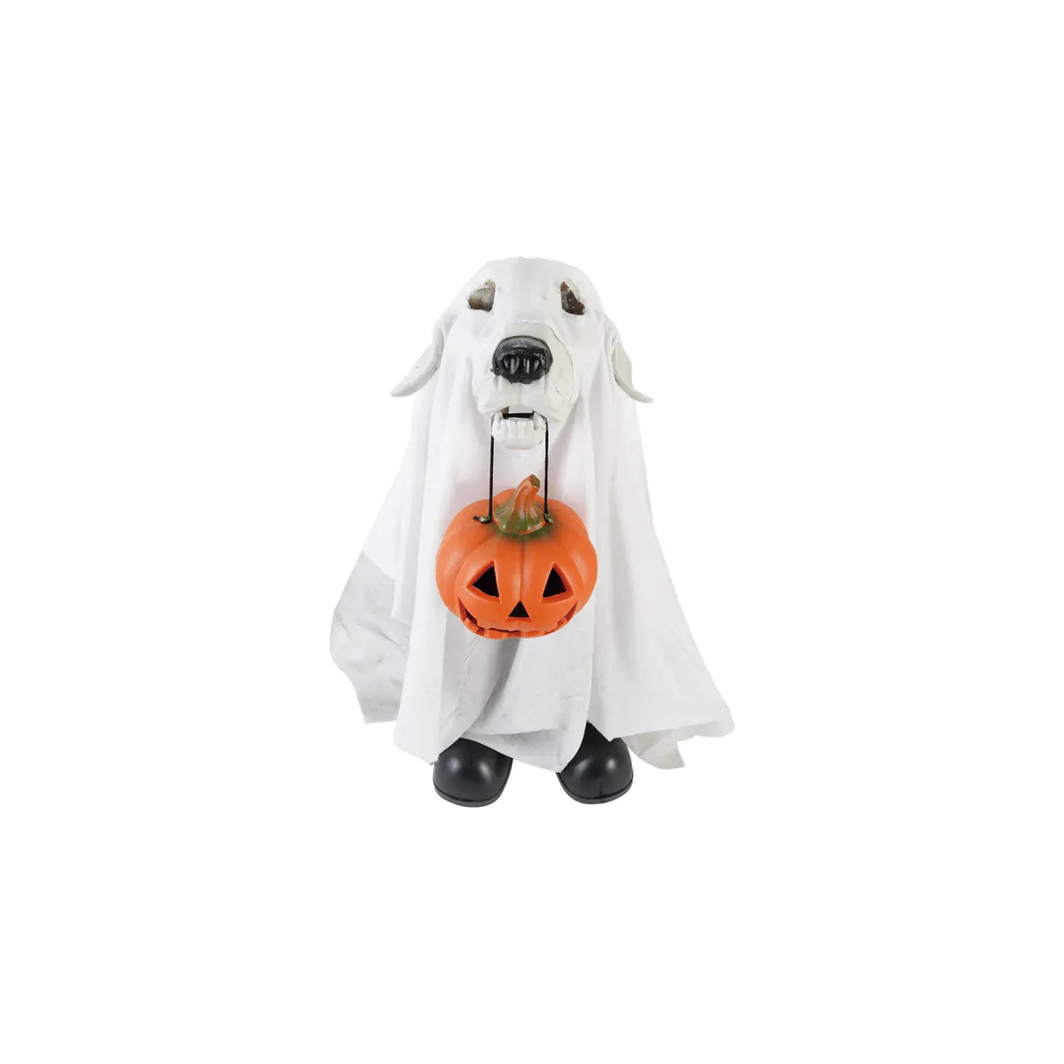 Creative Co-op Creative Co-op Skeleton Dog Ghost with LED Jack-O’-Lantern - Little Miss Muffin Children & Home