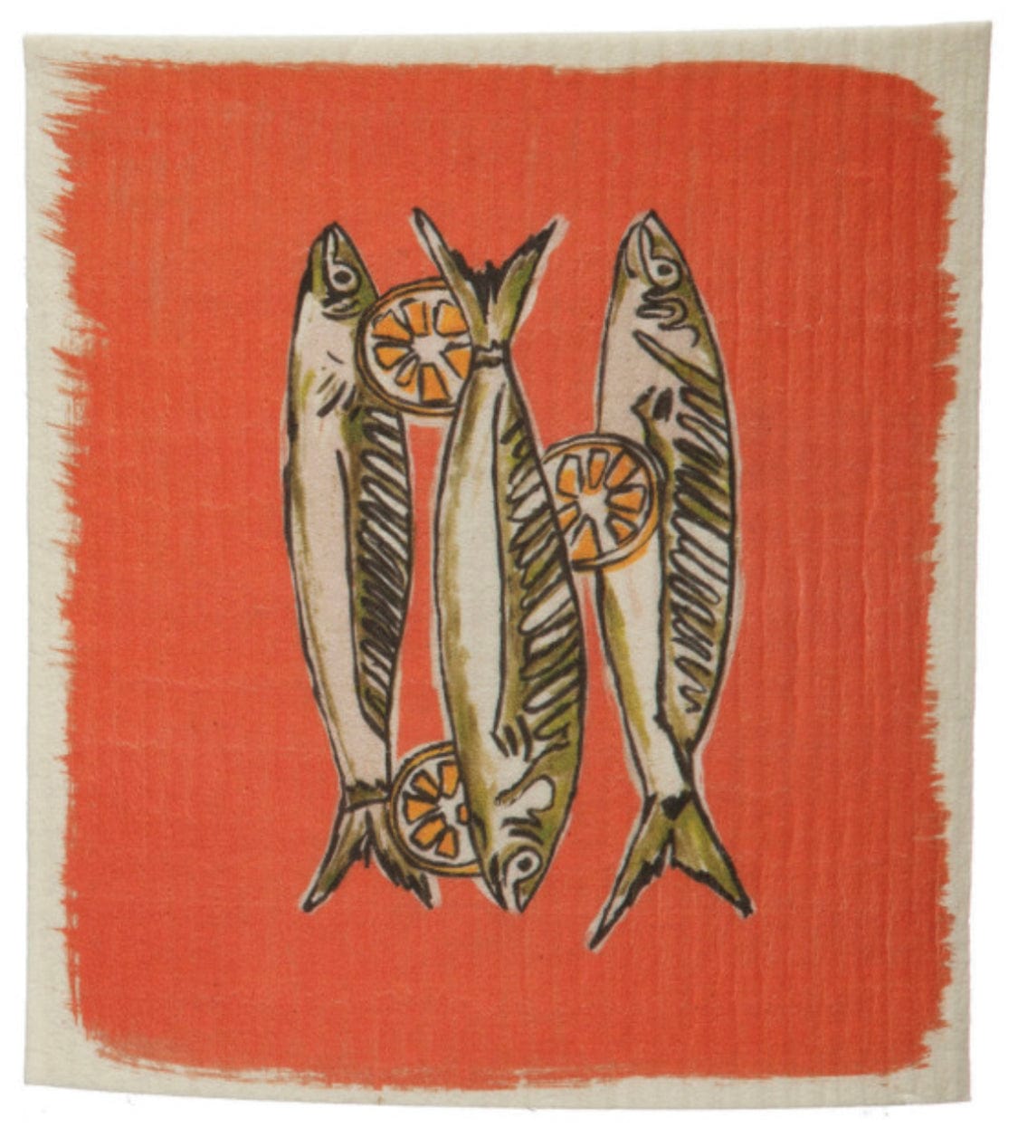 Creative Co-Op Creative Co-op Sea Life Reusable Cellulose Sponge Cloth - Little Miss Muffin Children & Home