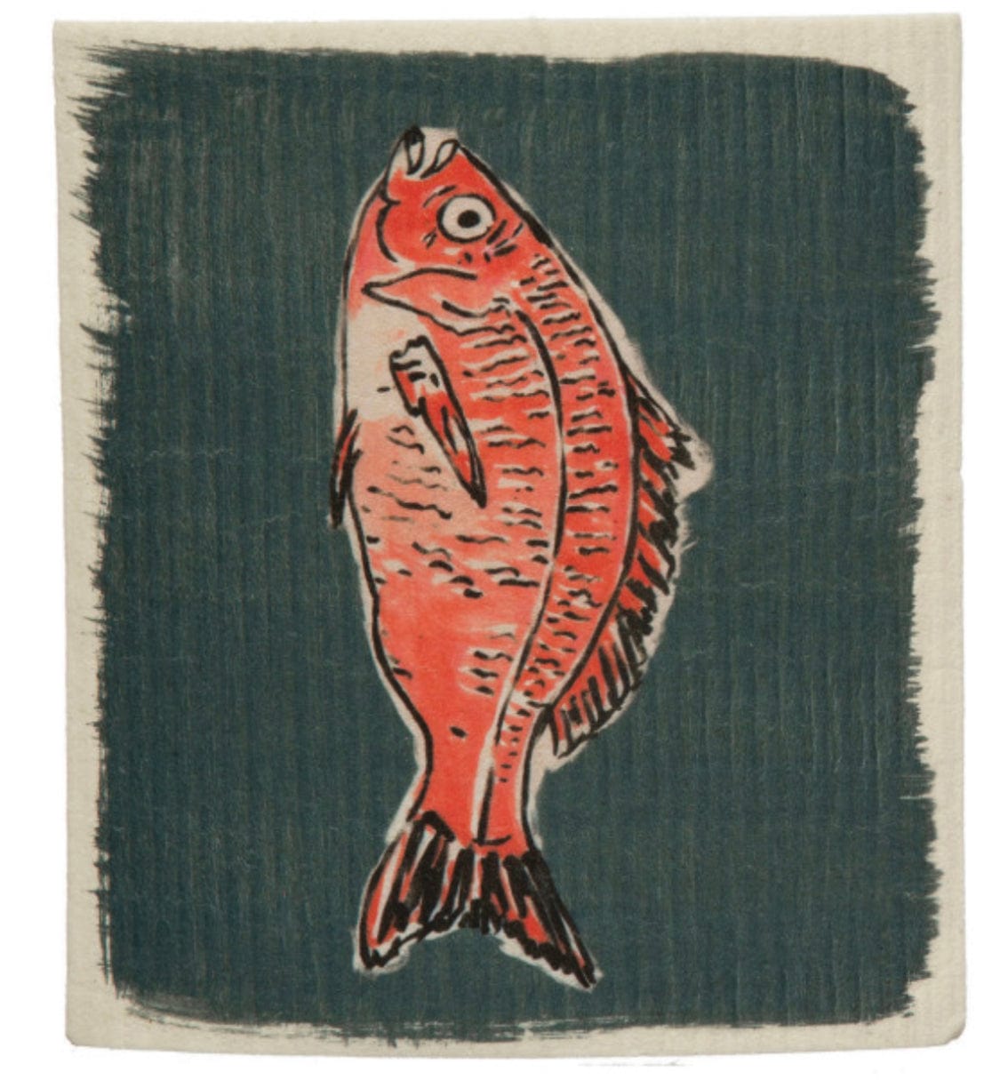 Creative Co-Op Creative Co-op Sea Life Reusable Cellulose Sponge Cloth - Little Miss Muffin Children & Home