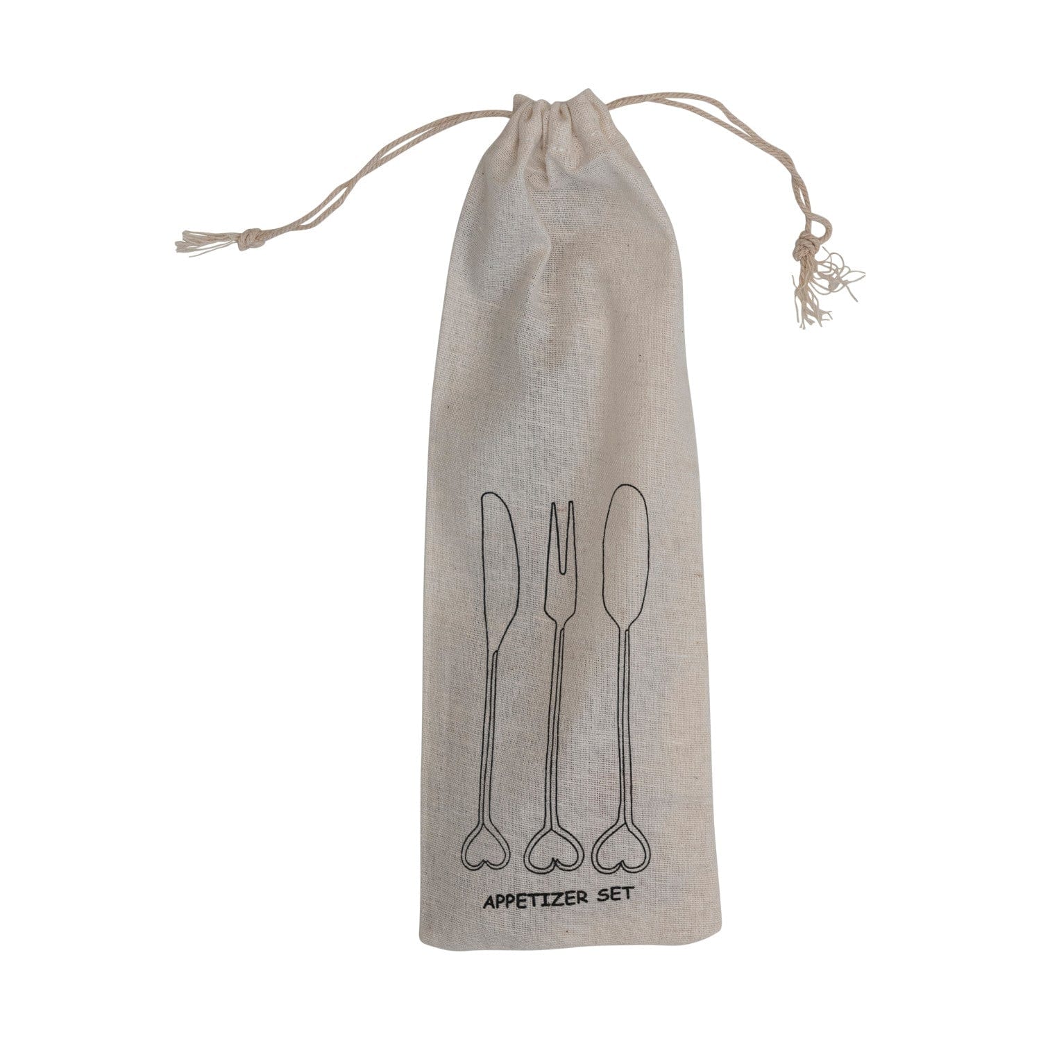 Creative Co-Op Creative Co-Op Hand-Forged Copper Heart Handle Appetizer Cutlery - Little Miss Muffin Children & Home