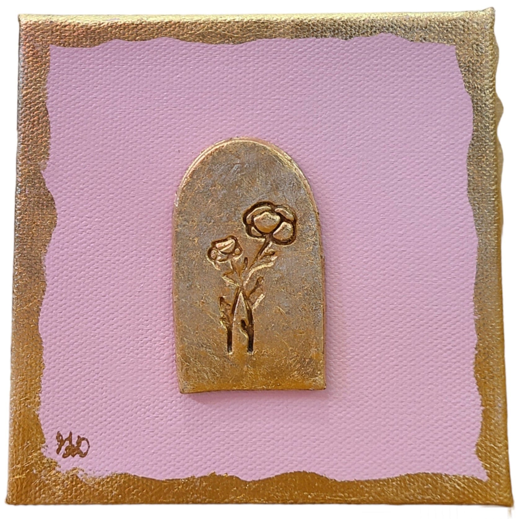 Fleur Art & Designs Fleur Art & Designs Floral Arch Mini Canvas - Little Miss Muffin Children & Home