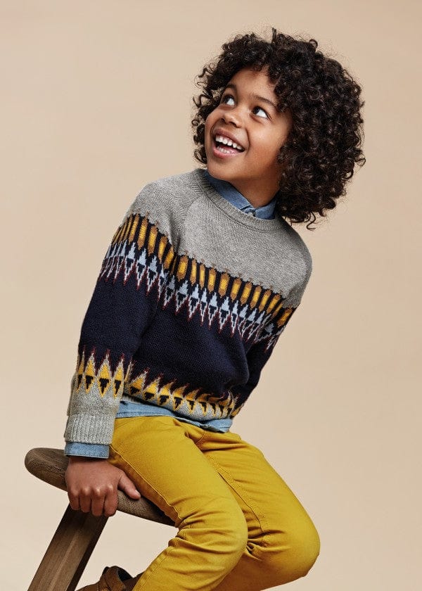 Mayoral Usa Inc Mayoral Jacquard Sweater for Boy - Little Miss Muffin Children & Home