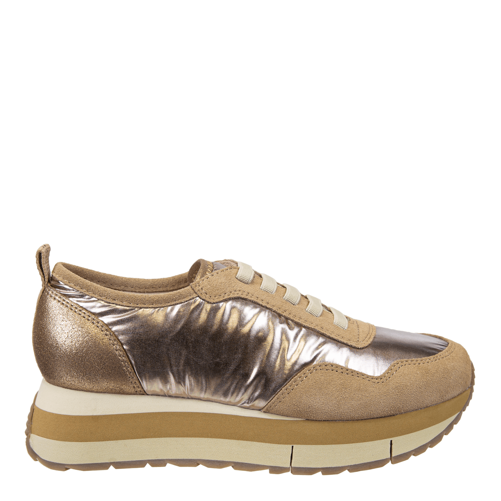 Naked Feet Naked Feet Kinetic Platform Sneakers Gold - Little Miss Muffin Children & Home