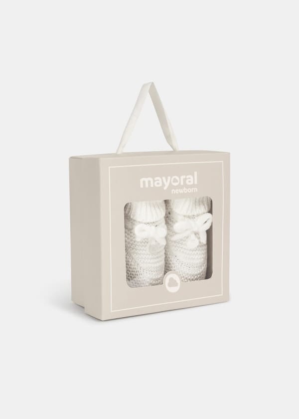 Mayoral Usa Inc Mayoral Knit Booties - Little Miss Muffin Children & Home