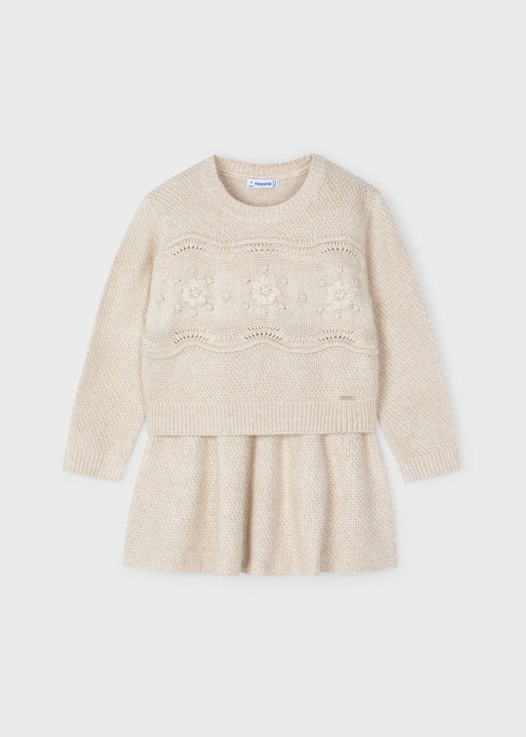 Mayoral Usa Inc Mayoral Knit Skirt & Sweater Set - Little Miss Muffin Children & Home