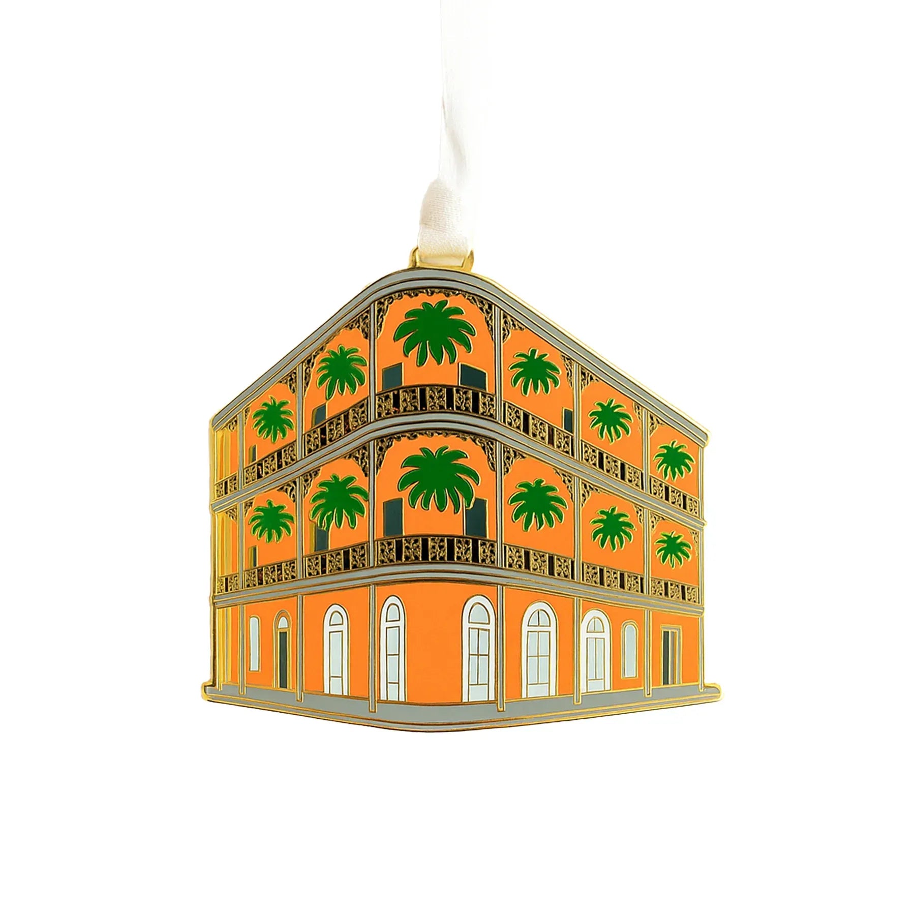 Lebranche house enamel New Orleans ornament 