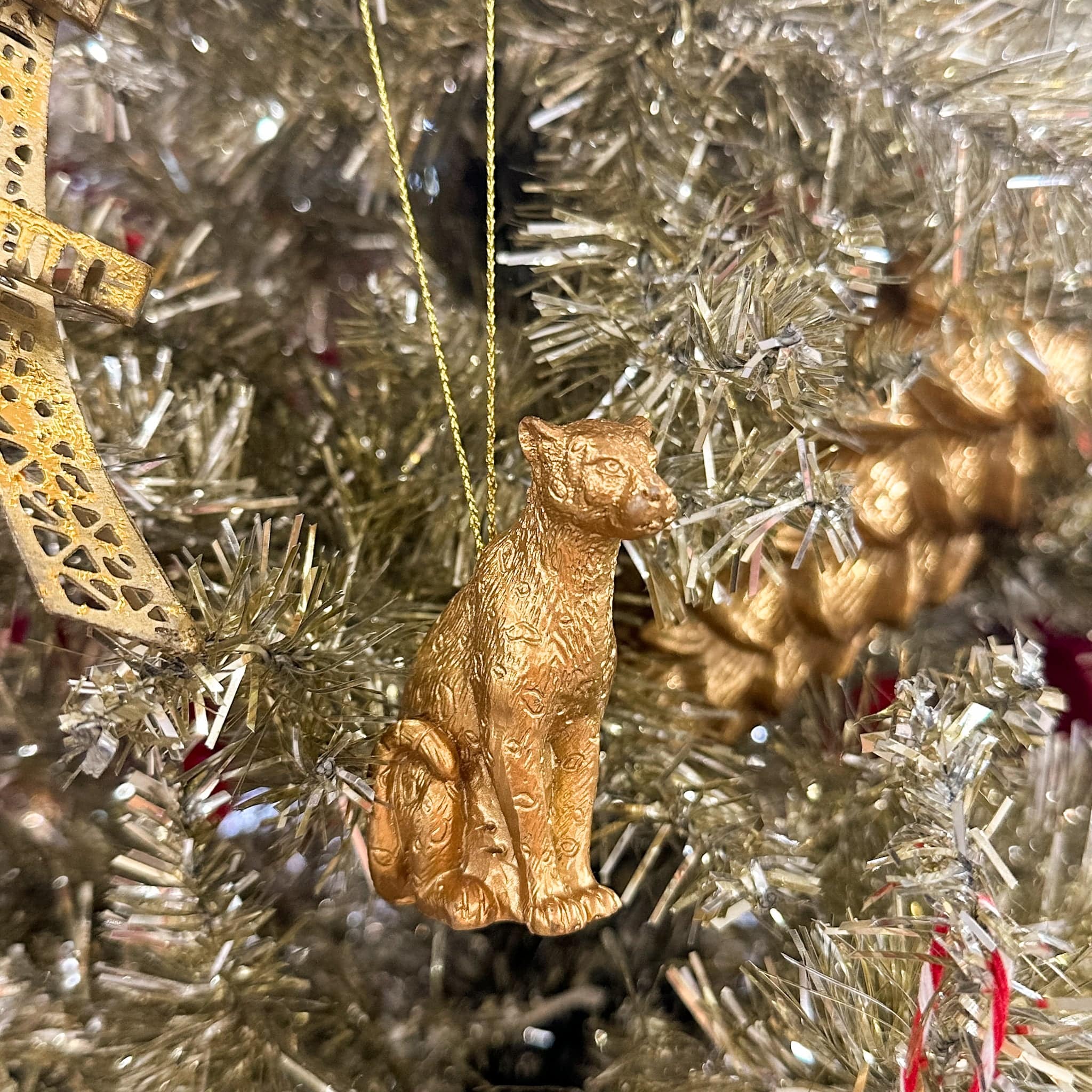 leopard ornament