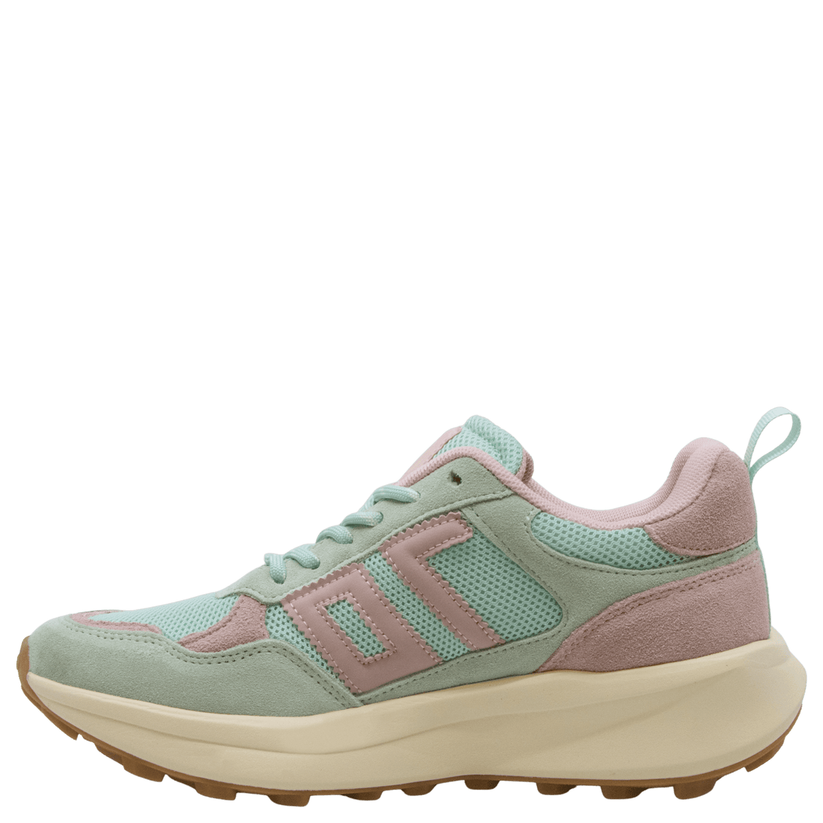 Back 70 Streetwear Lightning Sneakers in Light Green/Pink - Little Miss Muffin Children & Home