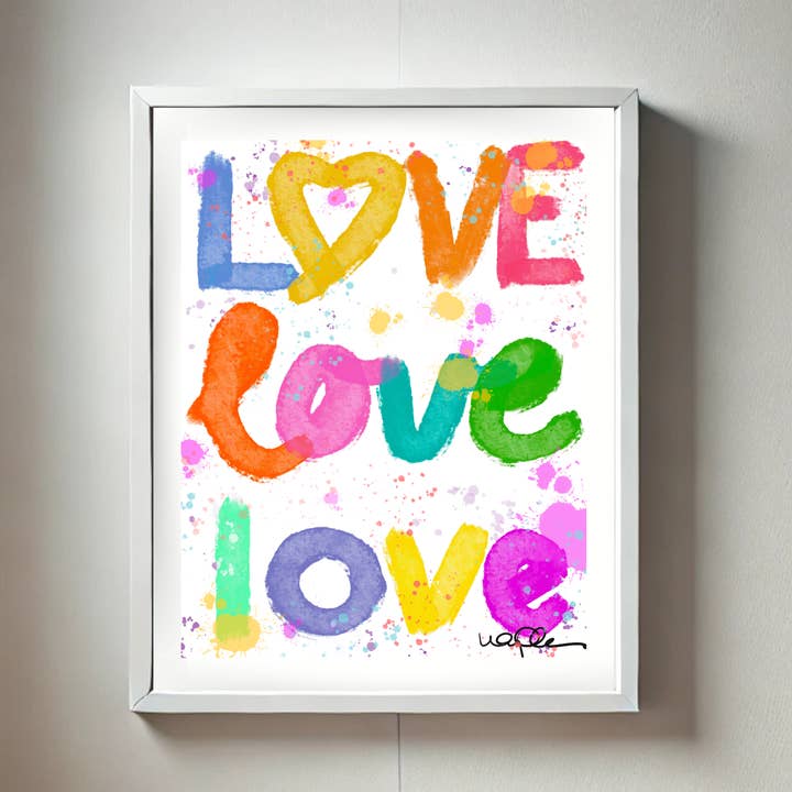 8x10 love painting