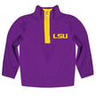 LSU Tigers Purple Performance Long Sleeve Quarter Zip Pull Over