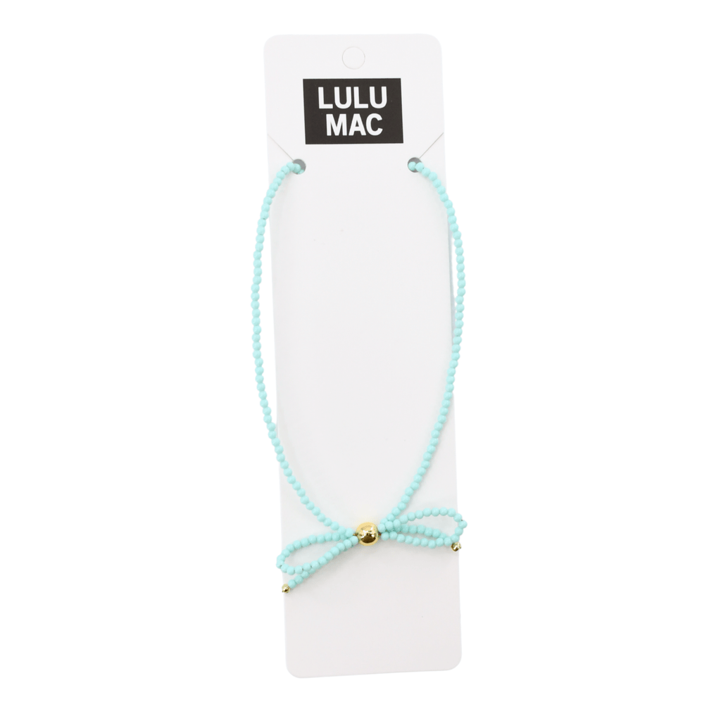 Girlie Girl Originals Mint Bow Necklace by Girlie Girl Originals - Little Miss Muffin Children & Home