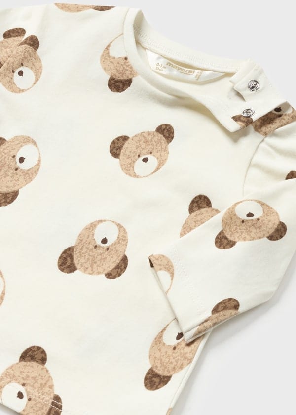Mayoral Usa Inc Mayoral Long Sleeve Teddy Bear T-shirt - Little Miss Muffin Children & Home