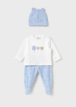 Mayoral Usa Inc Mayoral 3-Piece Set with Hat in Sky - Little Miss Muffin Children & Home