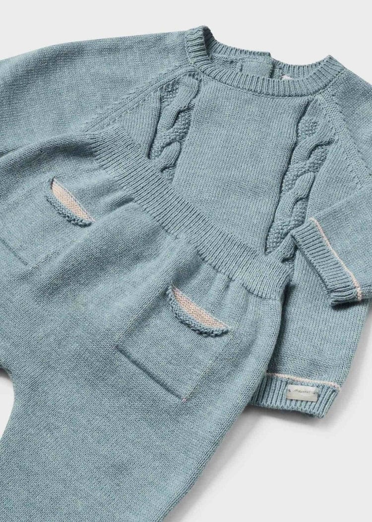 Mayoral Usa Inc Mayoral 3-Piece Leg Warmer & Hat Set in Heather Iceberg - Little Miss Muffin Children & Home