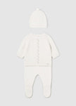 Mayoral Usa Inc Mayoral 3-Piece Tricot Pant & Hat Set in Milk - Little Miss Muffin Children & Home
