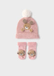 Mayoral Usa Inc Newborn Bear Hat & Mittens/Socks Set - Little Miss Muffin Children & Home