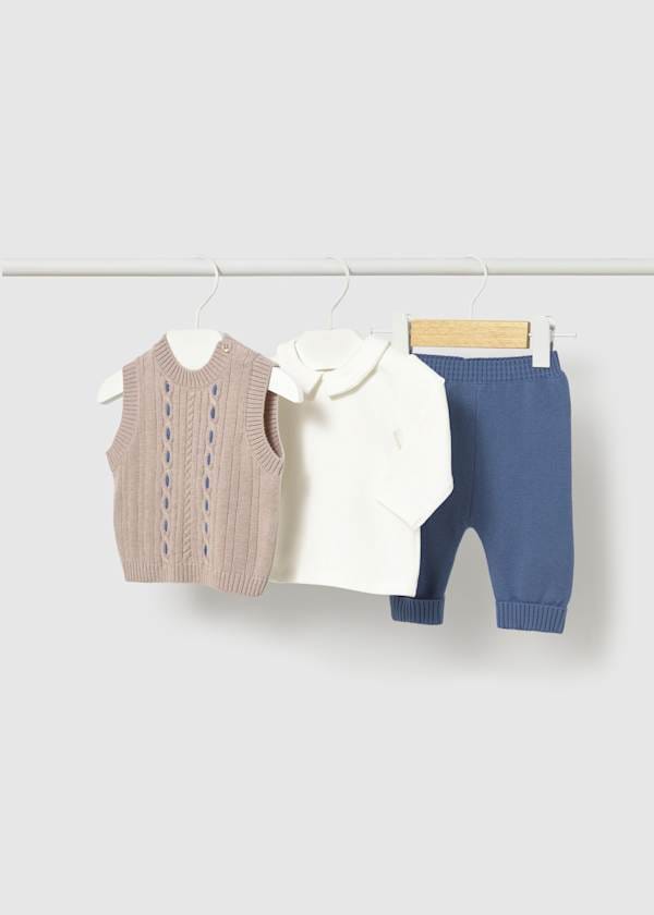 Mayoral Usa Inc Newborn 3-Piece Knit Set - Little Miss Muffin Children & Home