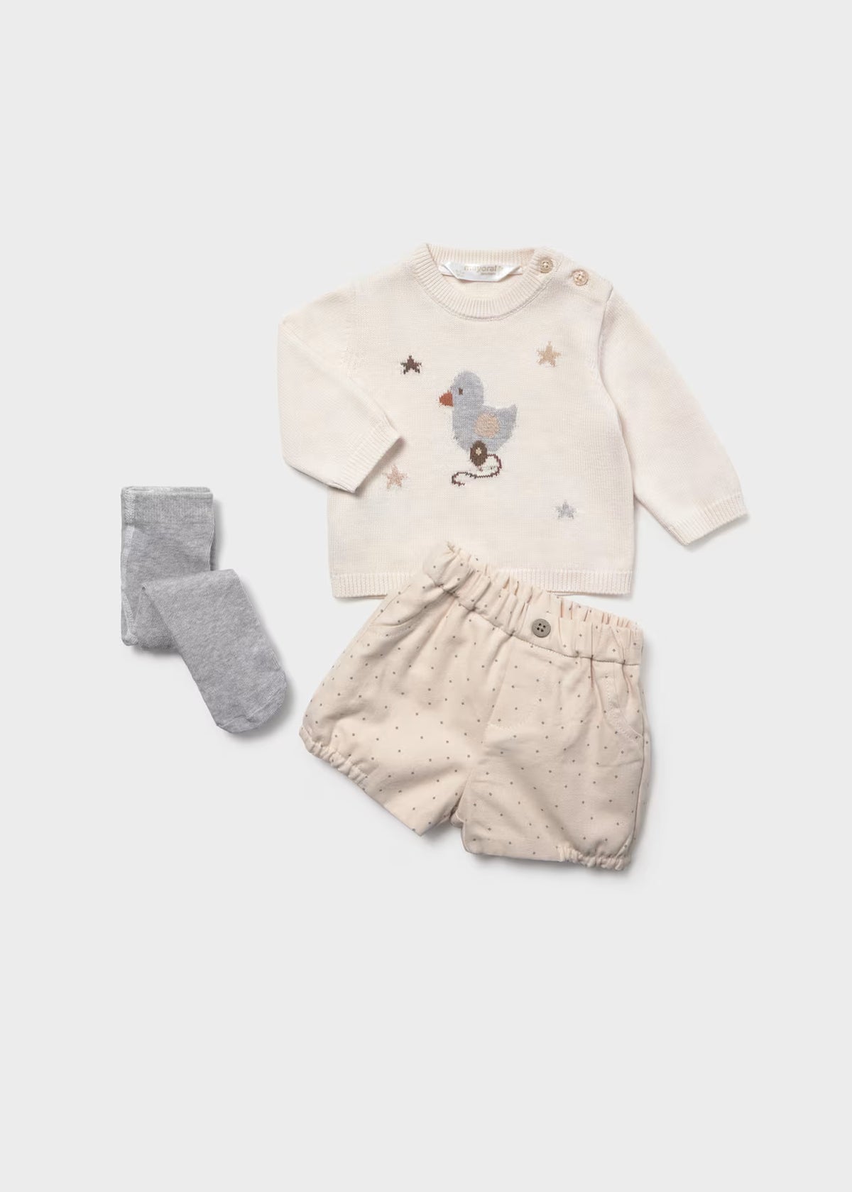 Mayoral Usa Inc Newborn 3-Piece Sweater, Shorts & Tights Set, 2 Colors Available - Little Miss Muffin Children & Home