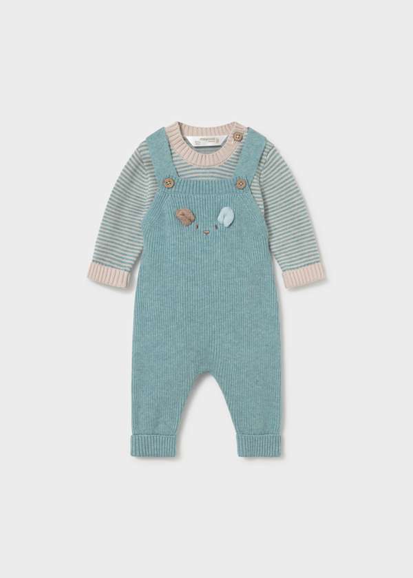 Mayoral Usa Inc Newborn Overalls & Sweater Set, 2 Colors Available - Little Miss Muffin Children & Home