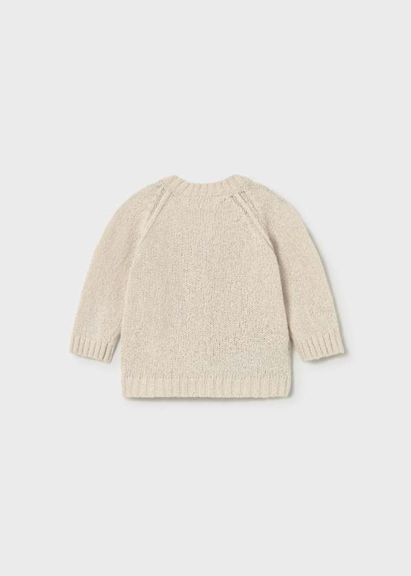 Mayoral Usa Inc Newborn Knit Cardigan in Wheat - Little Miss Muffin Children & Home