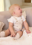 Newborn Printed Overall with T-Shirt Set