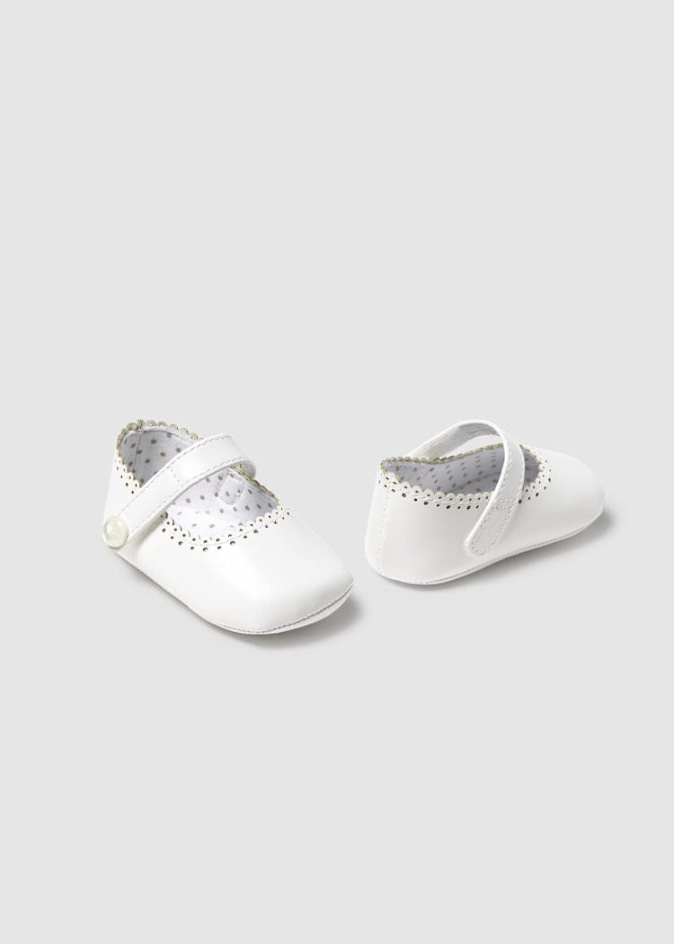 Mayoral Usa Inc Mayoral Mary Janes in White - Little Miss Muffin Children & Home
