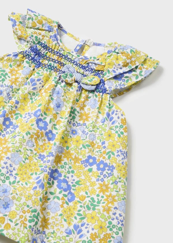 Mayoral Usa Inc Mayoral Smocked Dress & Bloomer Set - Little Miss Muffin Children & Home