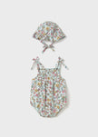 Mayoral Usa Inc Mayoral Smocked Sunsuit & Hat Set - Little Miss Muffin Children & Home